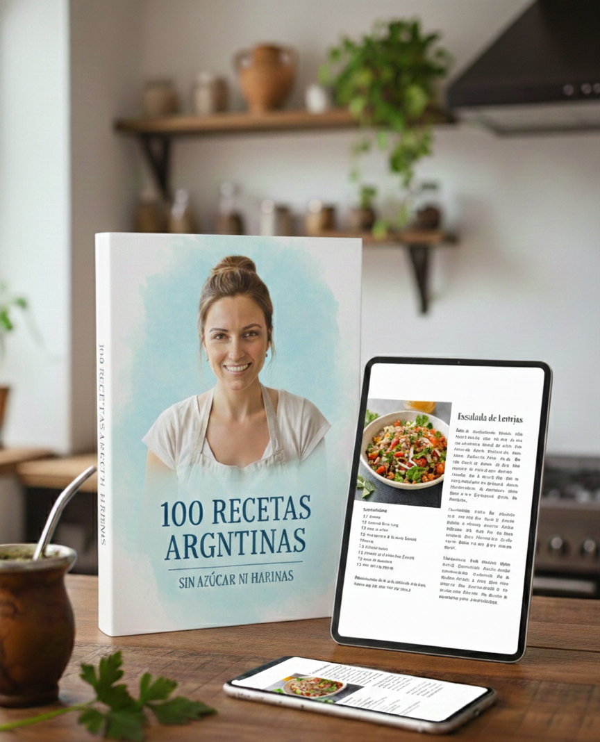 + De 100 recetas 100% Argentinas sin azúcar ni harinas refinadas